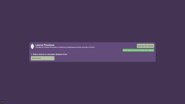 Landing page