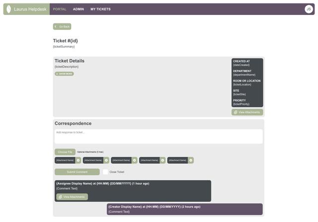 Portal - Ticket details
