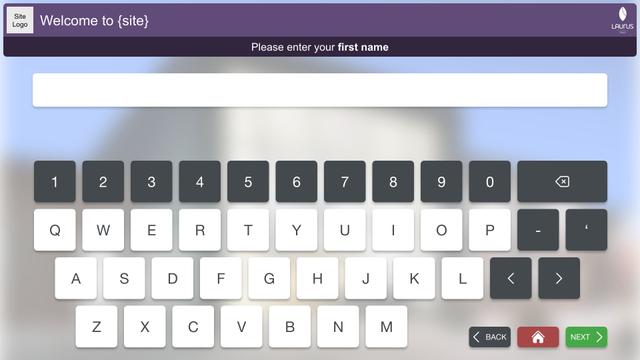 Sign-in Point text input